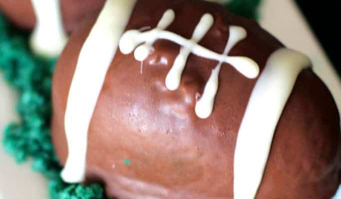 Mini Chocolate Covered Footballs