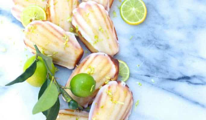 Lemon Lime Madeleines