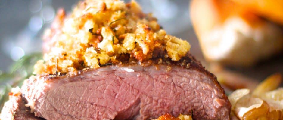 Herb Crusted Boneless Leg of Lamb