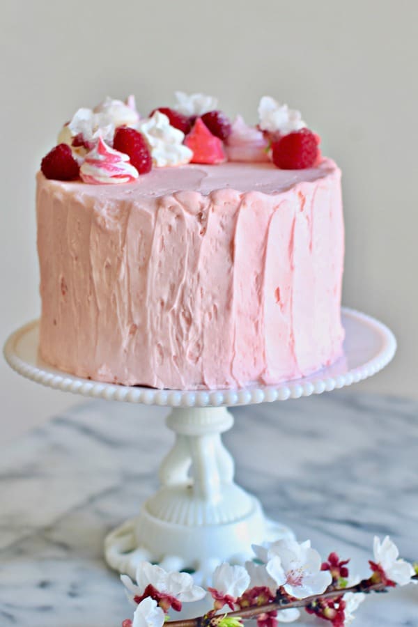 Fresh Raspberry Cream Cake The Seaside Baker Fresh Raspberry Cream Cake The Seaside Baker