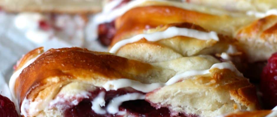 Easy Raspberry Cream Cheese Danish The Seaside Baker