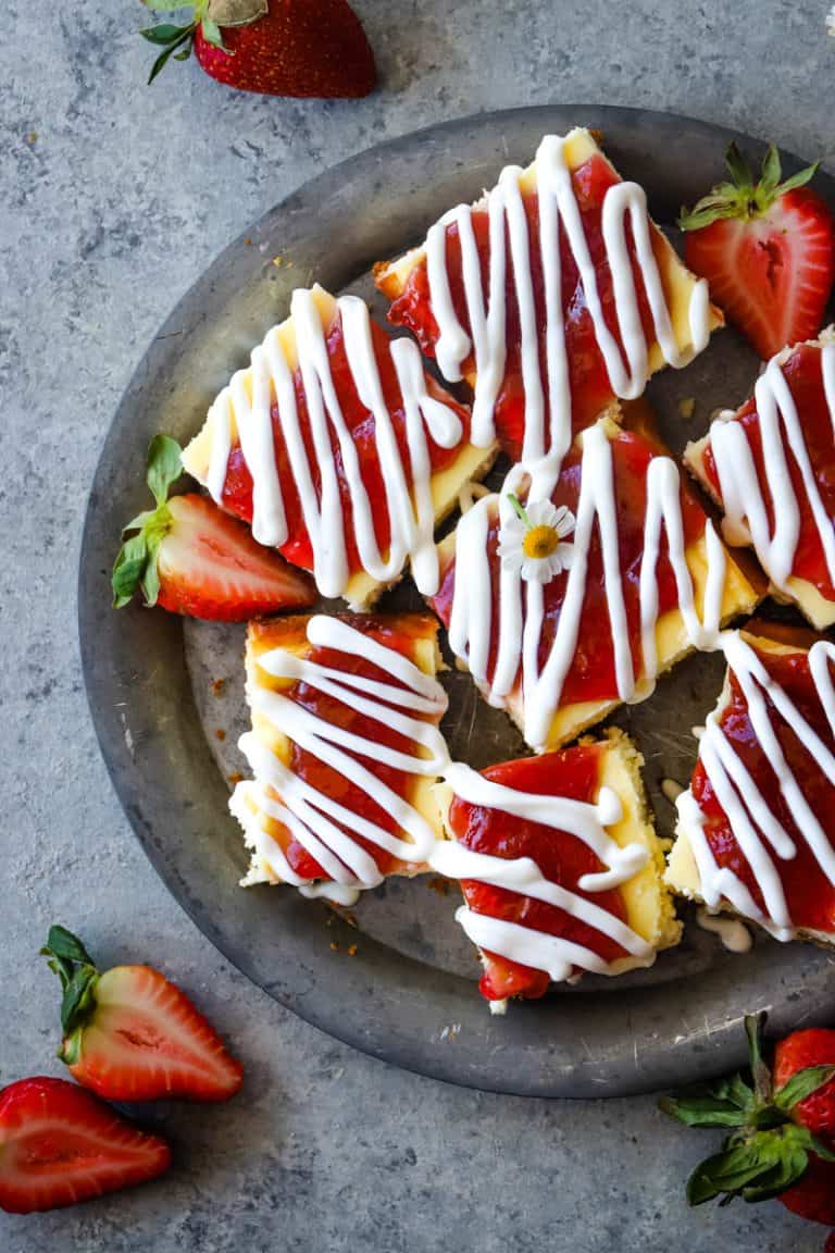 Philadelphia Strawberry Cheesecake Snack Bars The Seaside Baker