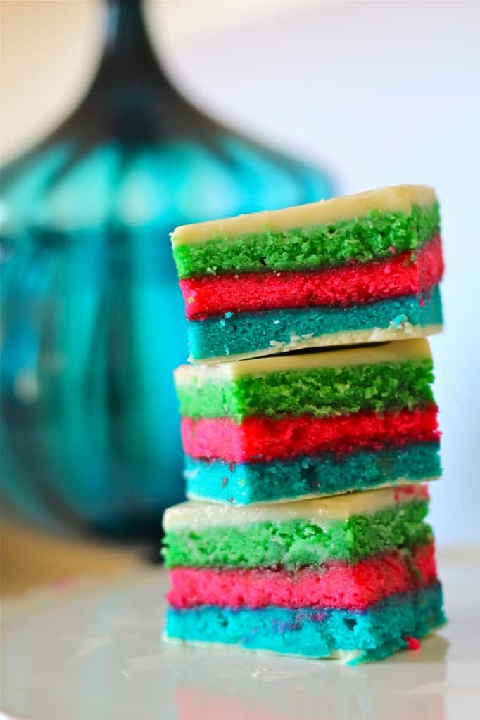 Psychedelic 7 Layer Italian Cookies