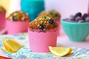 Lemon-Bluberry Ricotta Muffin