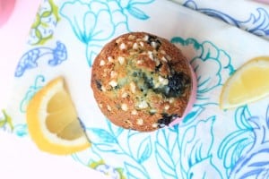 Lemon-Bluberry Ricotta Muffins
