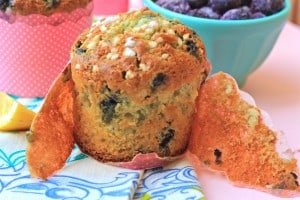 Mother’s Day Lemon-Bluberry Ricotta Muffins