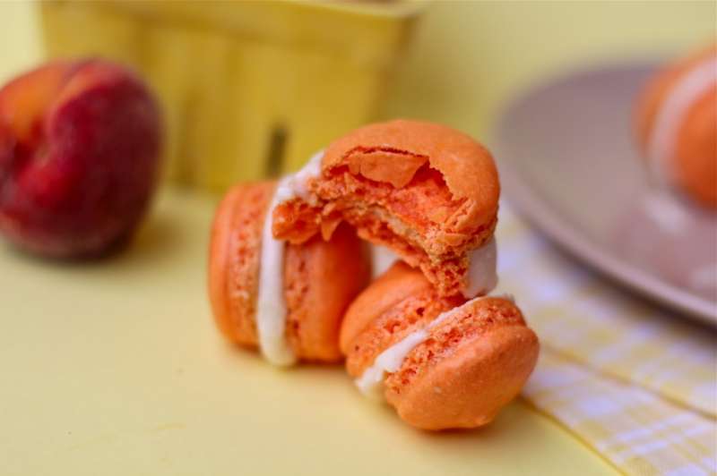 Peach French Macaron Perfection With The Eat Smart Scale - The Seaside Baker