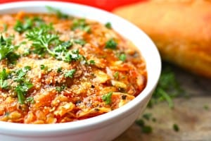 Zuppa di Orzo with Chicken 