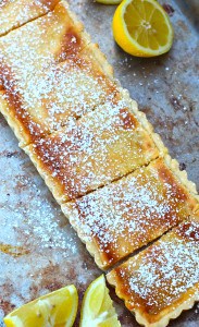 Lemon Shortbread Tart