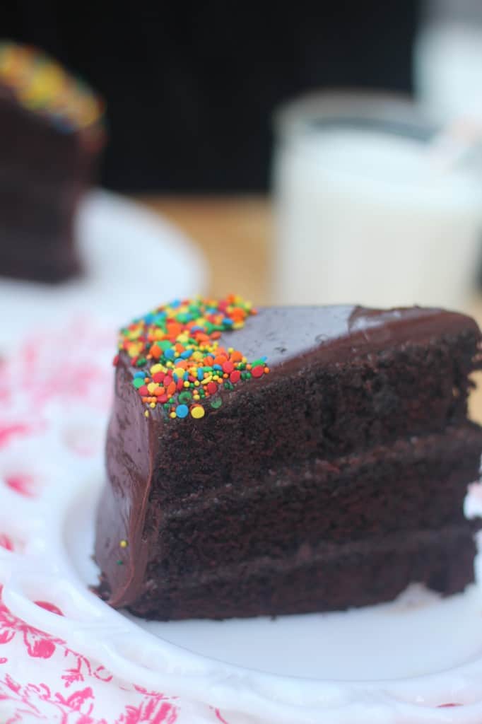 Chocolate Cake with Chocolate Frosting 