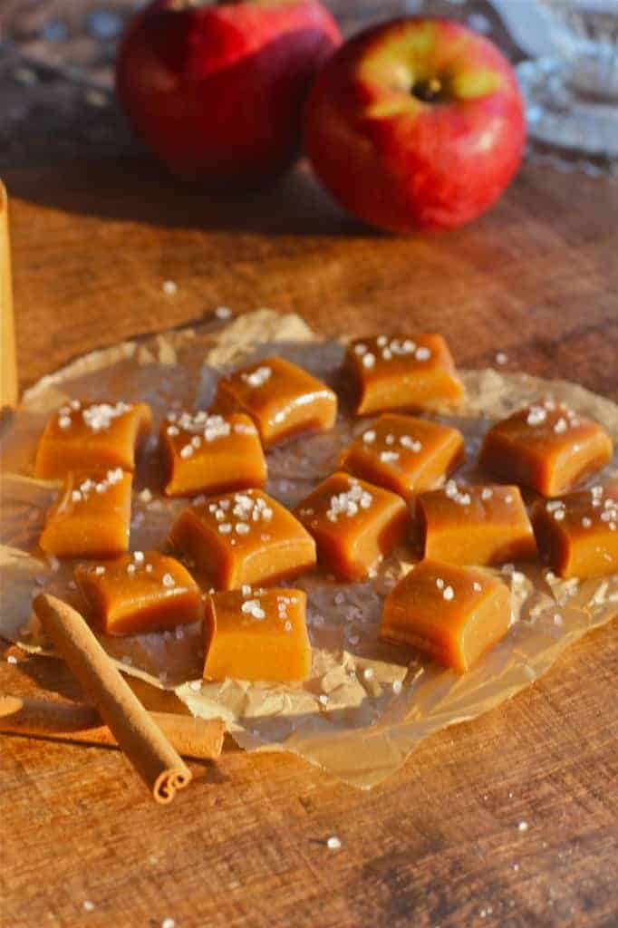 Apple Cider Caramels - The Seaside Baker