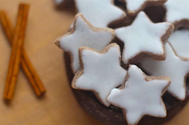 Gluten Free Cinnamon Stars With Frosting