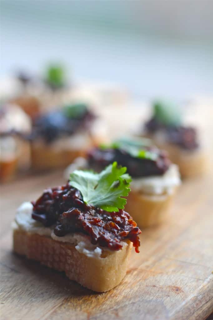 Bacon Jam Crostinis