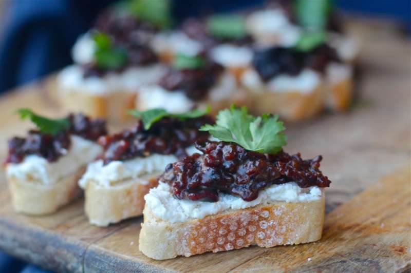 Bacon Jam Crostinis