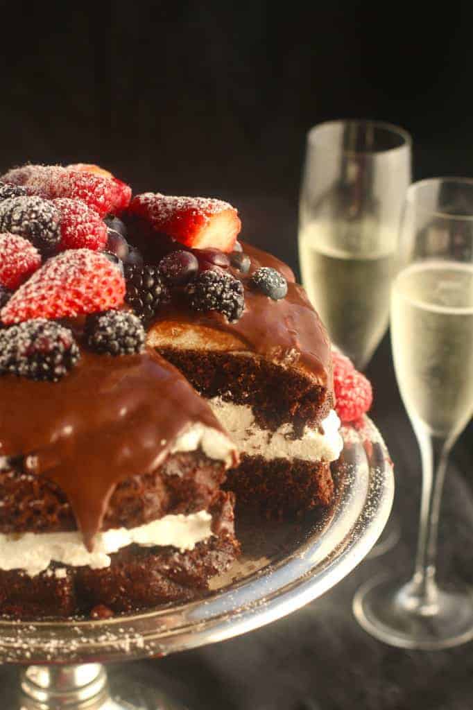 Berry Black Forest Cake