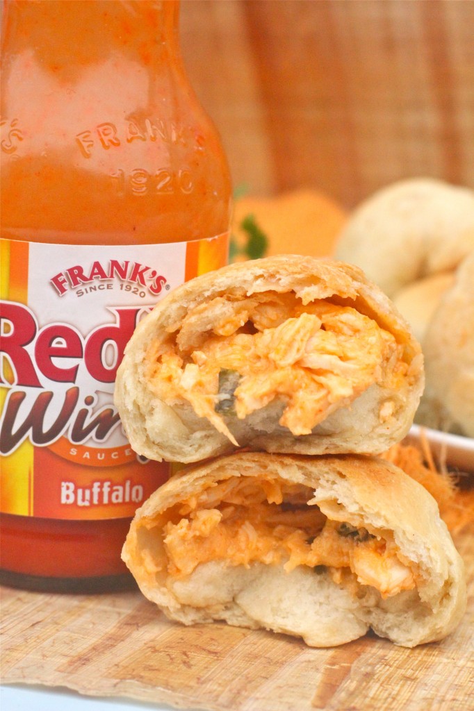 Buffalo Chicken Pizza Dough Balls