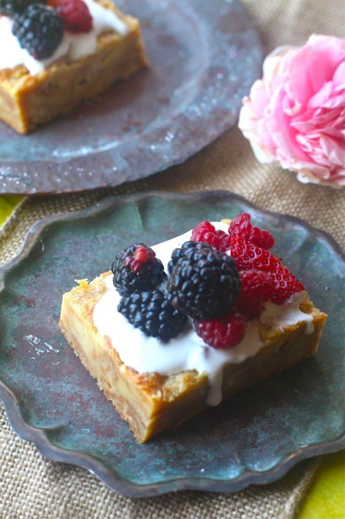 Croissant Bread Pudding 