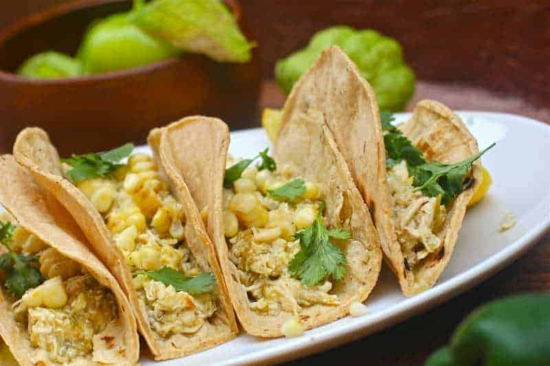 Chicken Verde Tacos