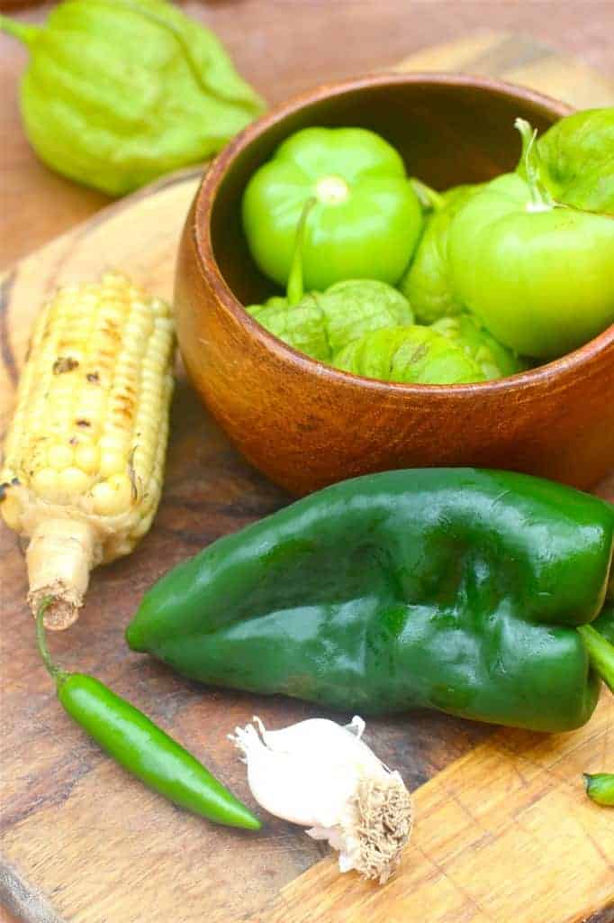 Chicken Verde Tacos Ingredients 