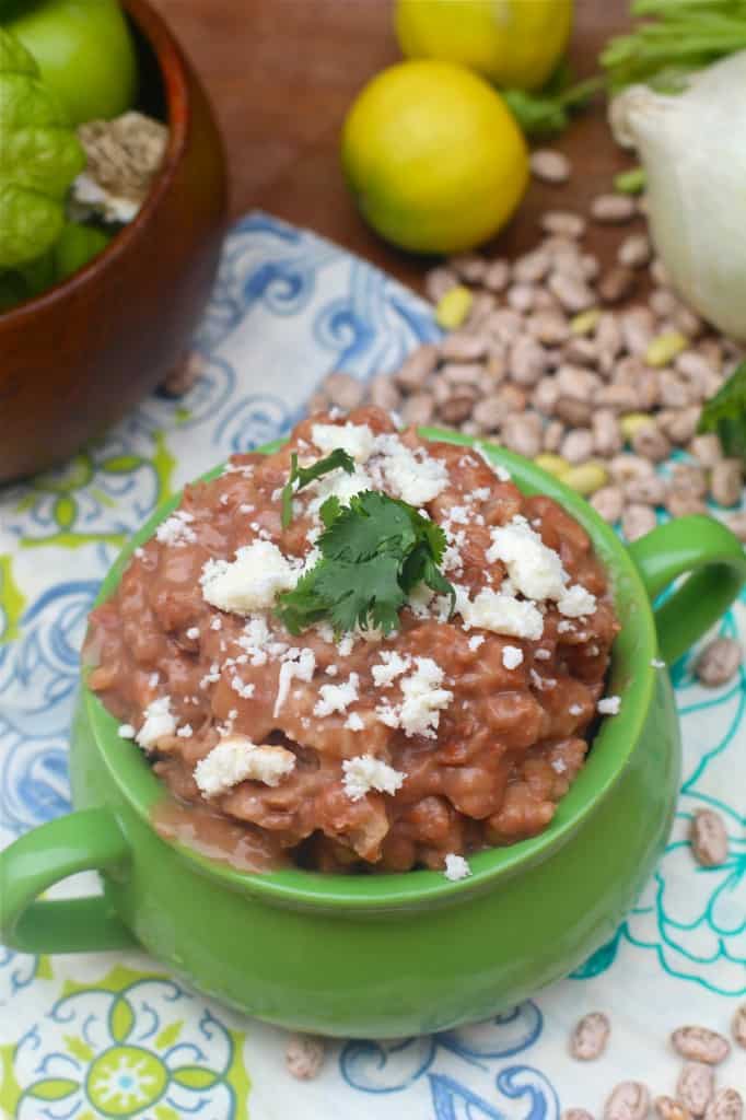  Crock Pot Mexican Refried Beans and Mexican Restaurant style rice