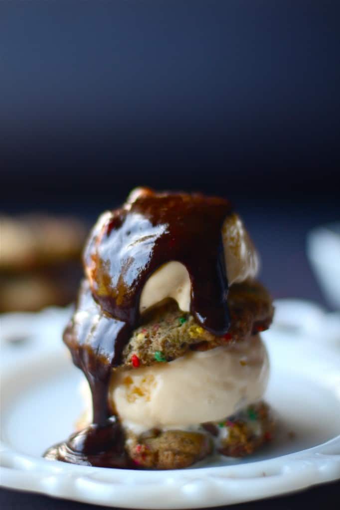 Oreo Funfetti Pudding Cookies Sundae