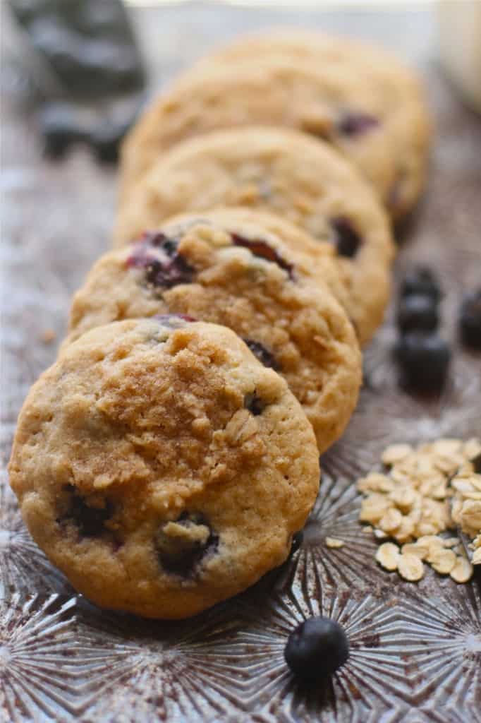 Blueberry Crumble Cookies