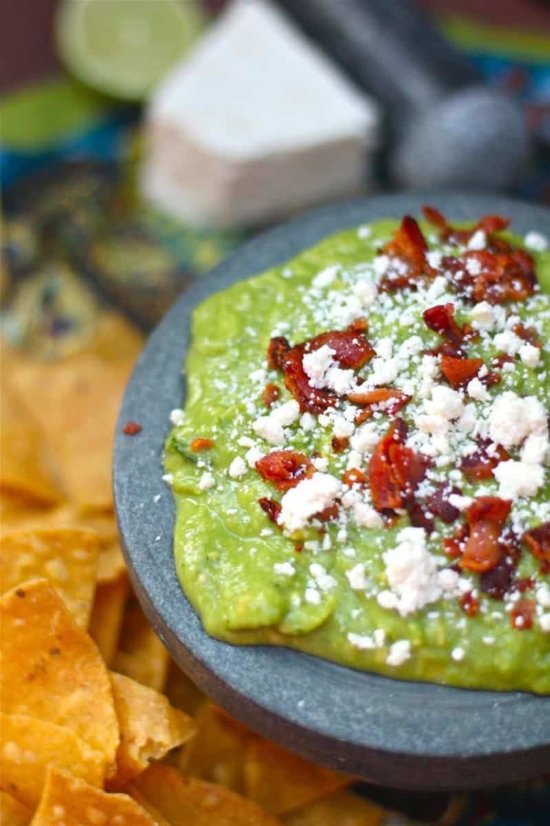 Bacon-Cotija Guacamole