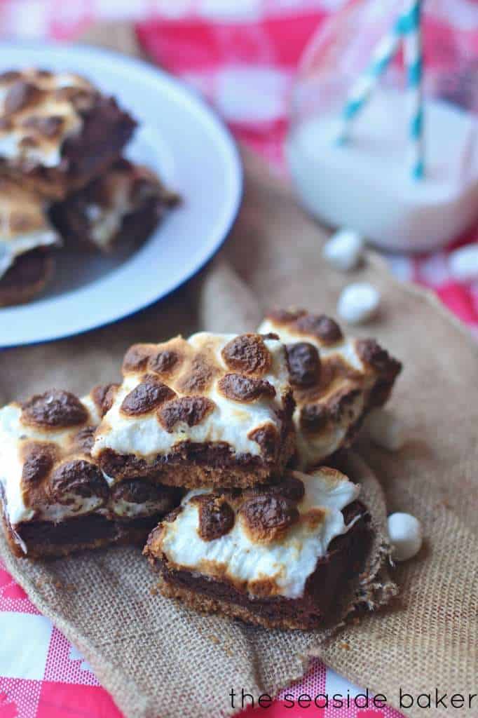 Toasted S’mores Brownies