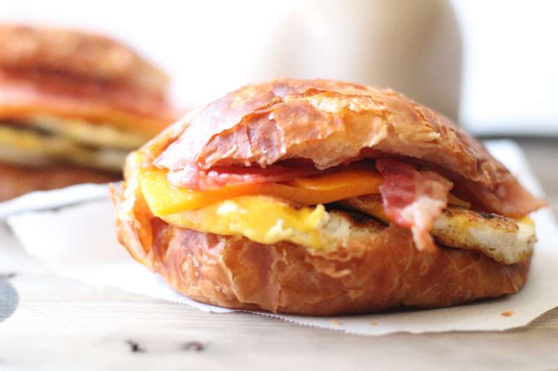 Frozen Croissant Breakfast Sandwiches