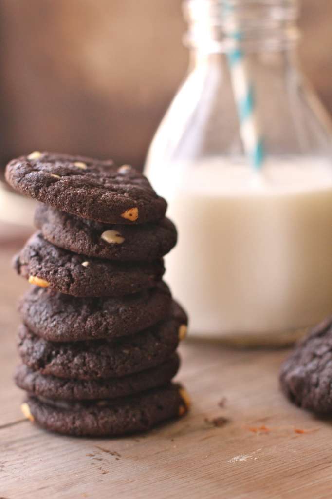 chewy chocolate cookies infused with espresso powder