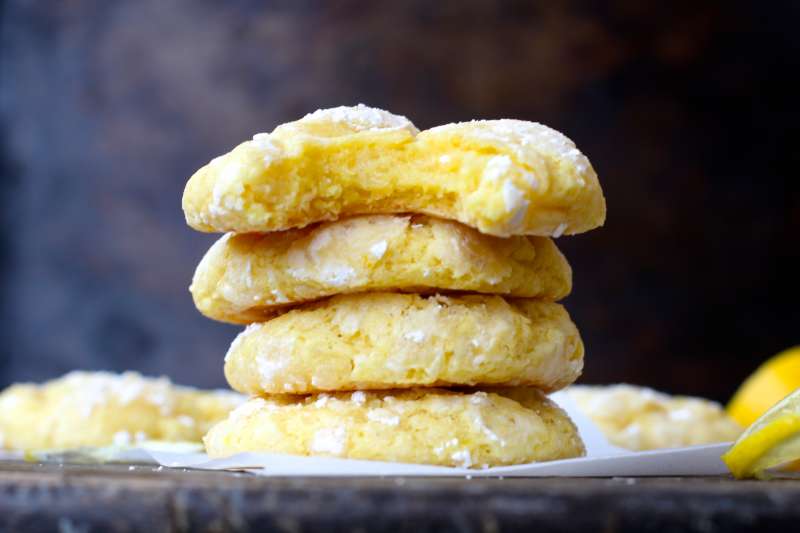 Lemon Bar Cookies - The Seaside Baker