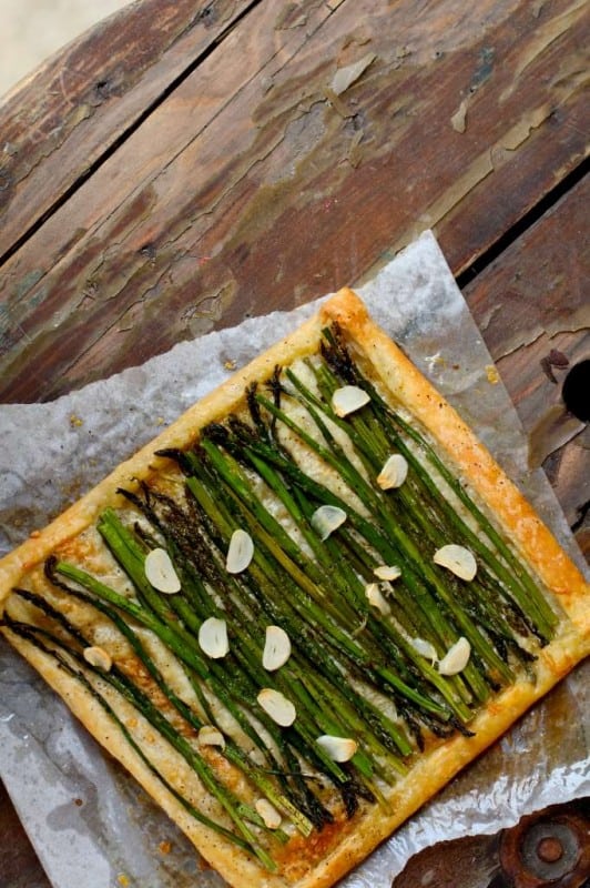 Asparagus Tart The Seaside Baker