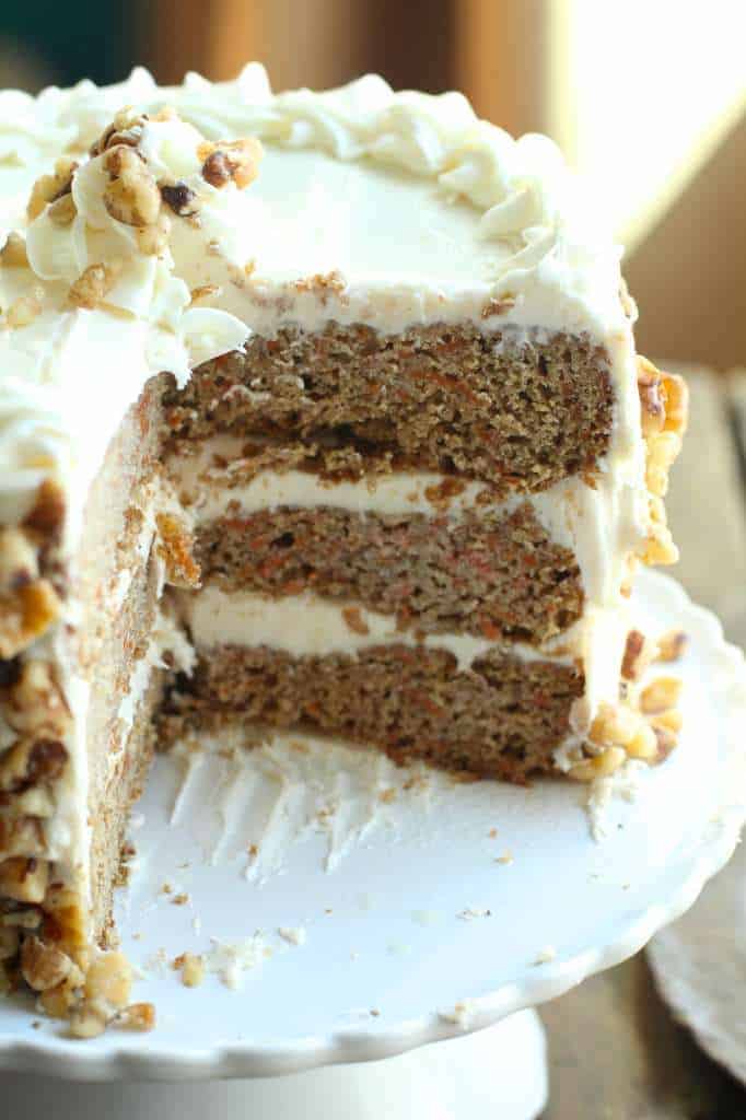 Great Tasting Gluten Free Carrot Cake with Cream Cheese Frosting