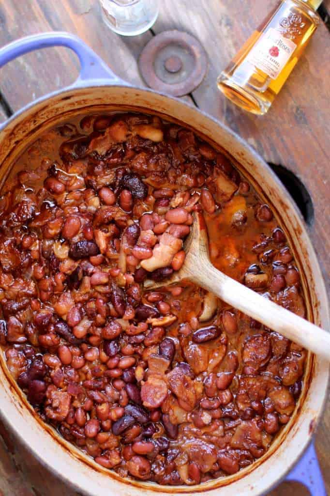 Bourbon Baked Beans - The Seaside Baker