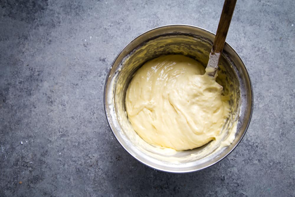 batter for homemade ladyfingers