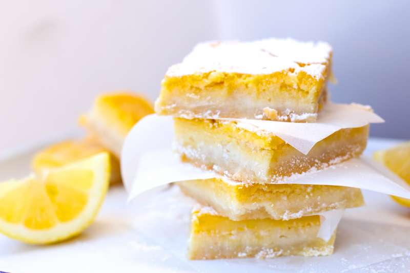 passion fruit lemon bars