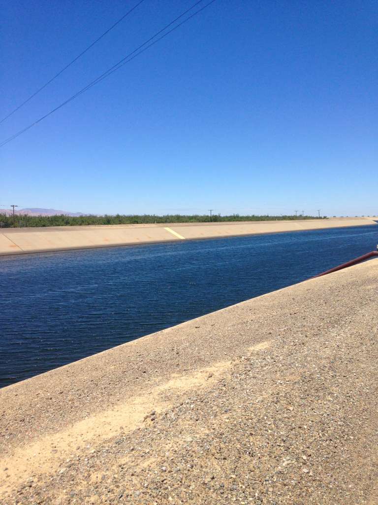 The famous canal that runs through Fresno and is untouchable to farmers. 