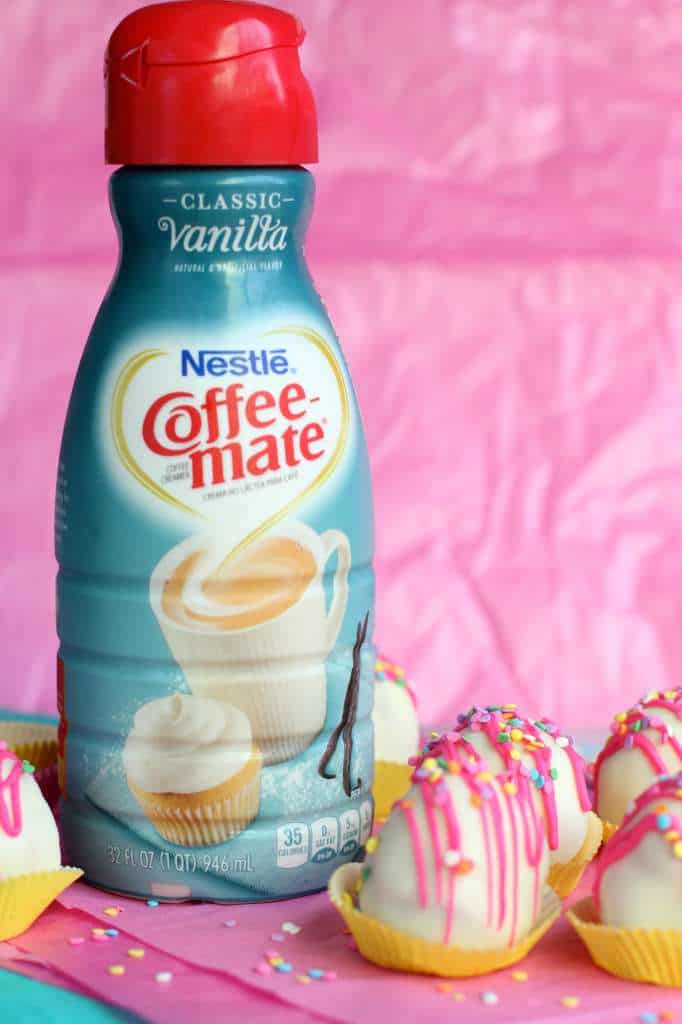 Nestle Coffee-mate Vanilla Birthday Cake Truffles 