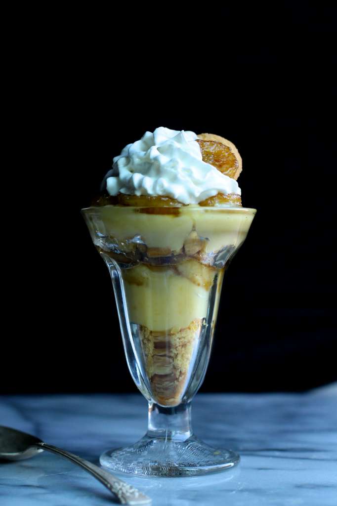 Caramelized Banana Pudding Parfaits #Peelthelove - The Seaside Baker