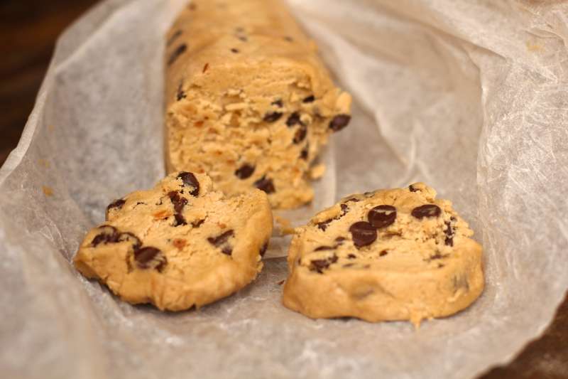 cookie dough log