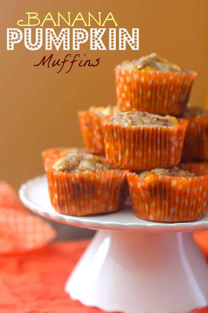 banana pumpkin muffins
