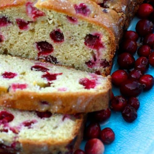 Cranberry Orange Pound Cake - The Seaside Baker