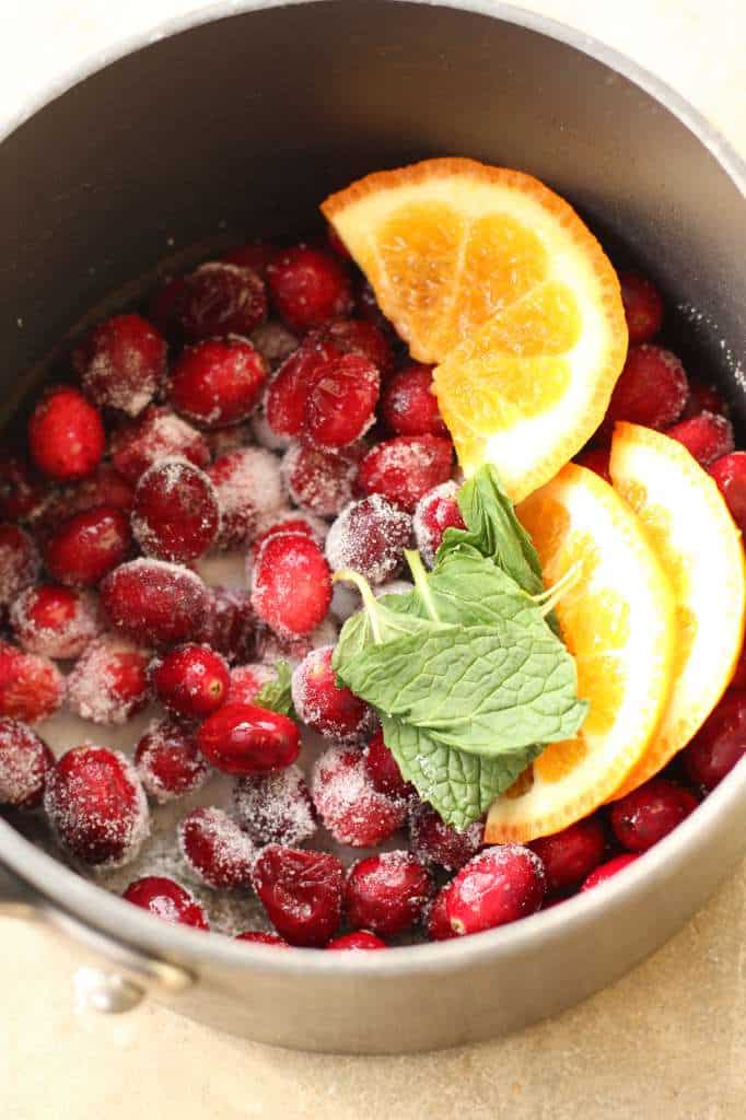 cranberry simple syrup