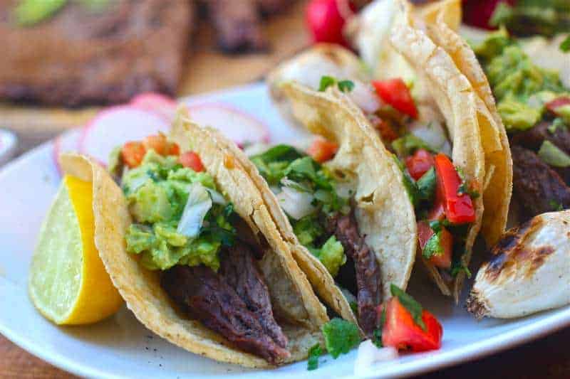 Homemade Carne Asada Tacos