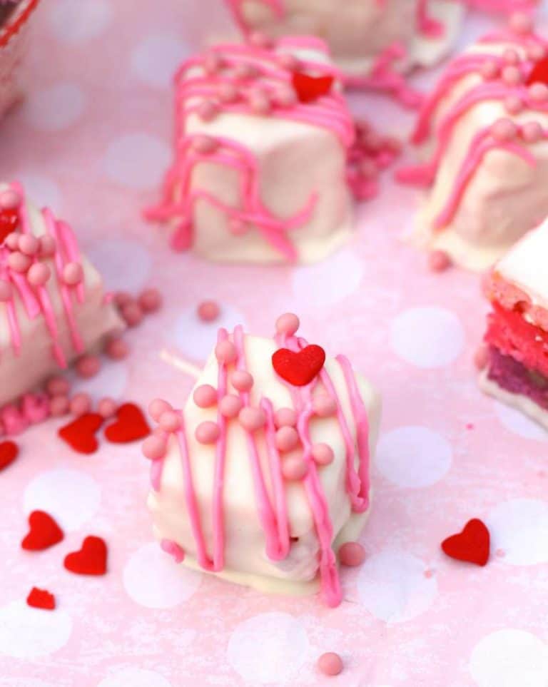 Valentine's Day Italian 7 layer Cookies - The Seaside Baker