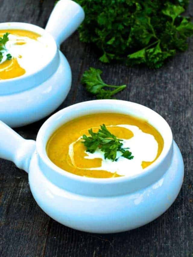 Healthy Creamy Vegetable Soup Story