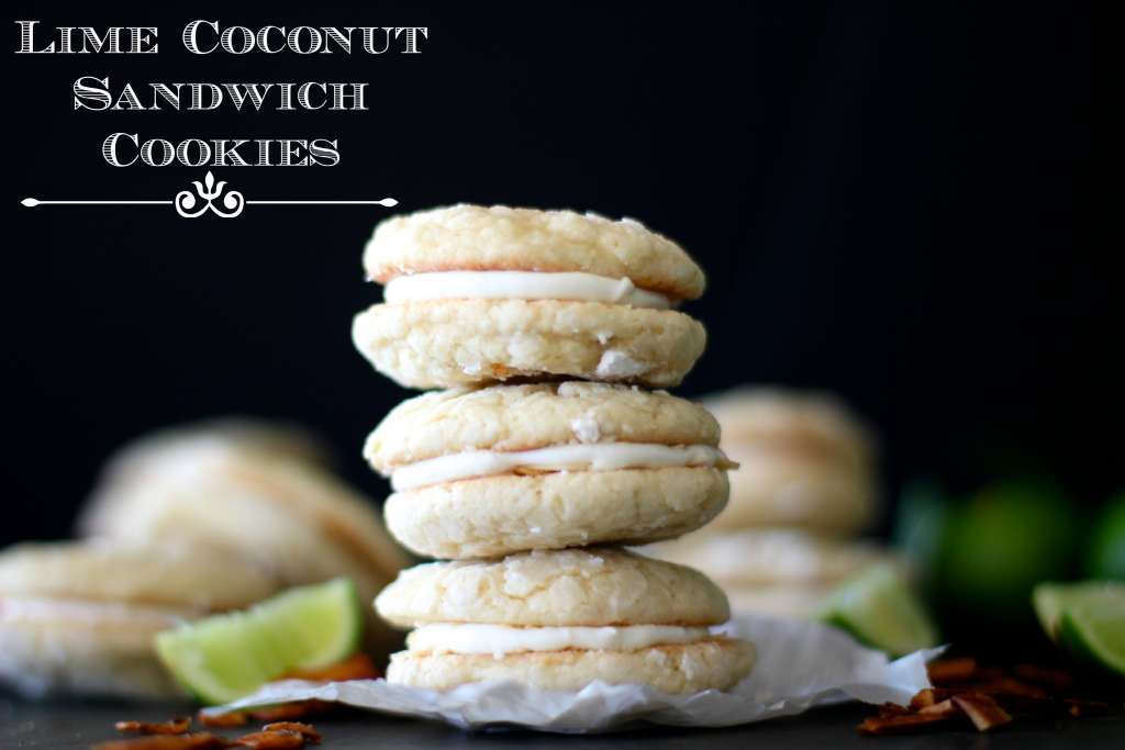 coconut cookies lime lemon sandwich shares theseasidebaker