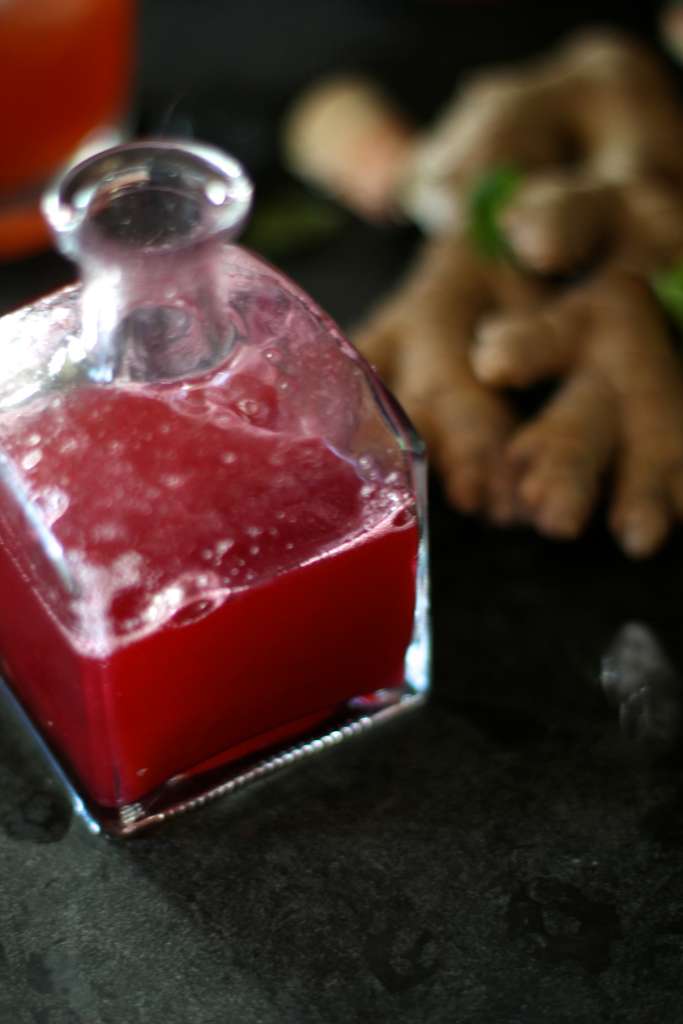 rhubarb ginger simple syrup