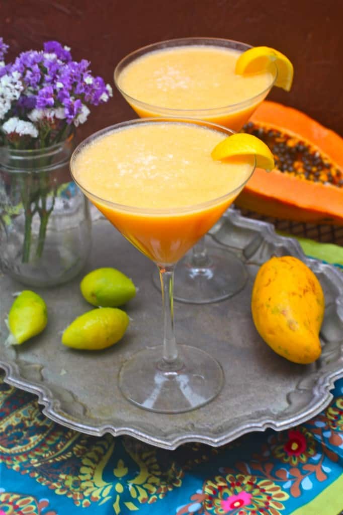 Mango Papaya Margaritas