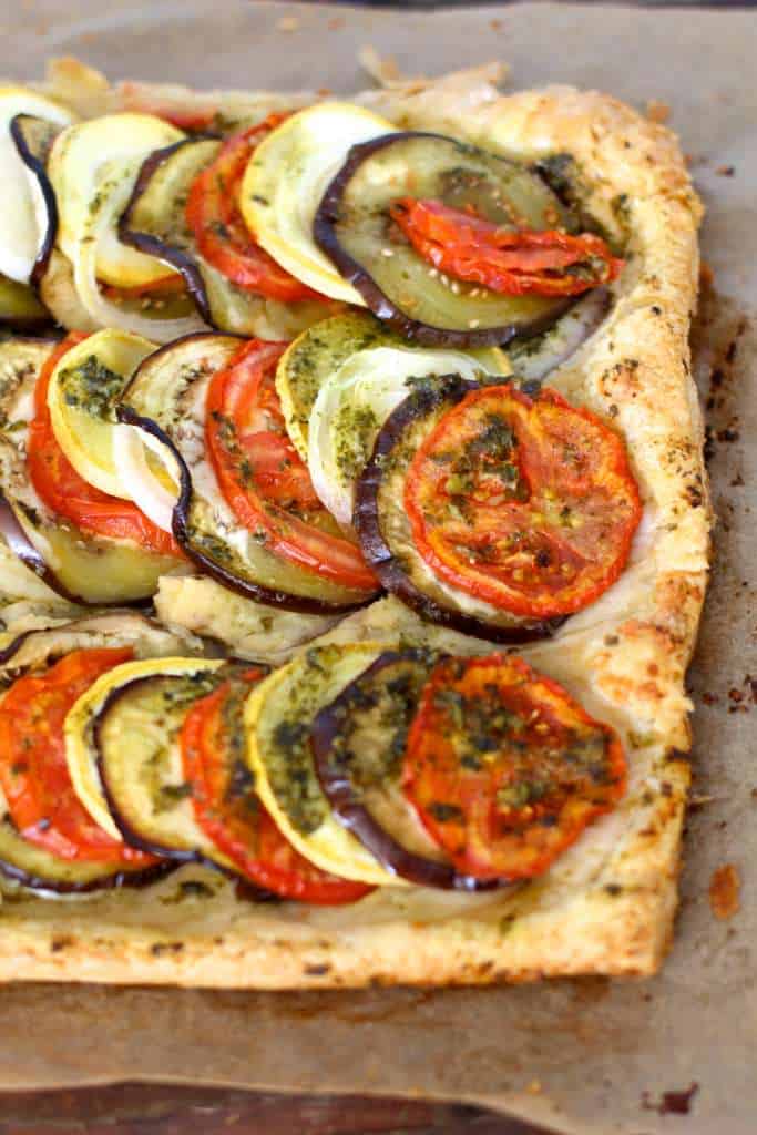 Ratatouille Tart - The Seaside Baker